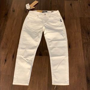 New Silver Jean Capris